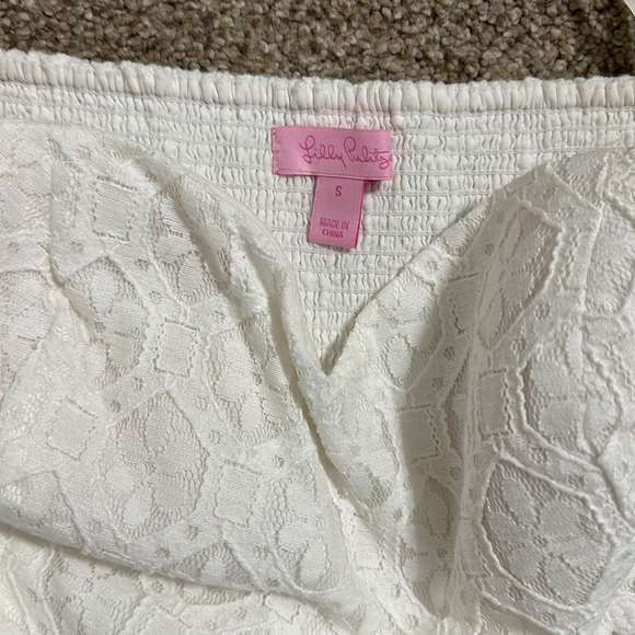 Lilly Pulitzer white strapless dress size S - Picture 4 of 6